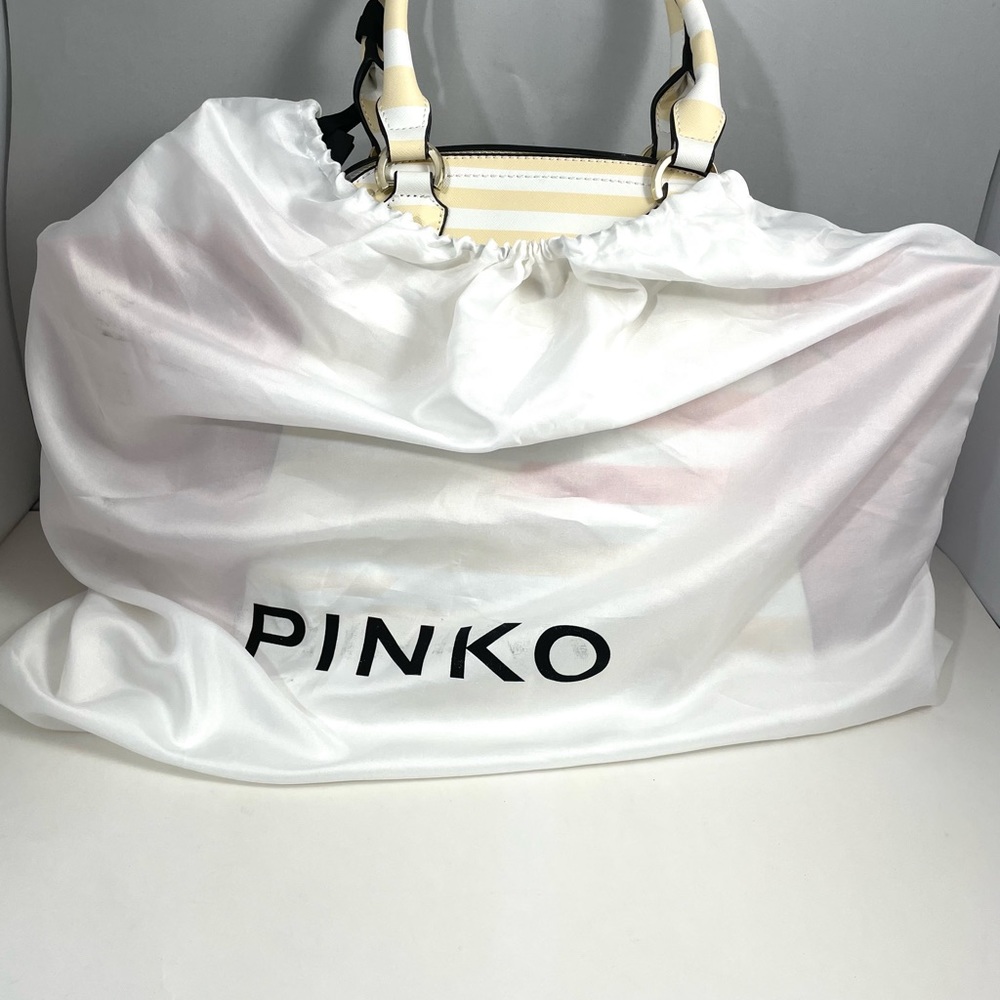 GORGEOUS PINKO orange multi TOTE BAG - Picture 6 of 8